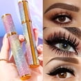 thumbnail image 2 of Mascara Waterproof Proof Black Long Thickening Lengthening 4D Silk Fiber Makeup, 2 of 9