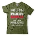 thumbnail image 5 of Polish Dad Shirt Mens Polish Dad Tee Father's Day Dad Shirt Father Gifts Cool Dad Shirt, 5 of 6