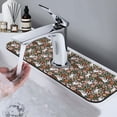 thumbnail image 7 of Pofeuu Rabbits on Floral Print Splash Guard for Sink Faucet Sink Gadgets-Splash Guard Behind Faucet Drip Catcher for Kitchen, Bathroom,Sink Mat, 7 of 7