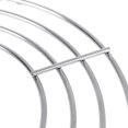 thumbnail image 1 of 24/26/28/30cm Stainless Steel Semi-circular Frying Pan Oil Drain Rack Shelf, 1 of 5