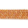 thumbnail image 2 of Electroplate Transparent Glass Beads Strands Rainbow Plated Faceted Round Orange 2mm Hole: 0.7mm about 184~187pcs/strand 14.45''(36.7cm), 2 of 5