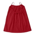 thumbnail image 4 of Splozh Toddler Girl Summer Dress Little Girls Casual Sleeveless Dresses Summer Swing Twirly Sundress Kids Cute Sun Dress,Red,4-5 Years, 4 of 5