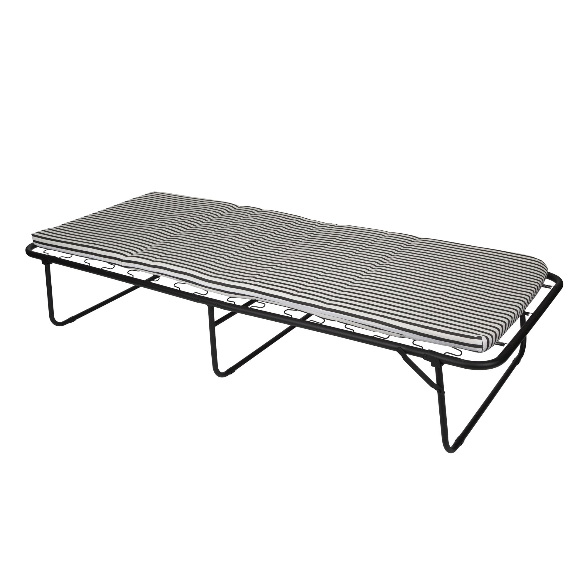 Stansport Steel Cot With Mattress 75" x 31" x 131/2"