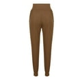thumbnail image 5 of Babysbule Pants for Women Fashion Casual High Waist Trousers Slit Pocket Solid Color Length Pants, 5 of 7