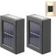 thumbnail image 1 of Led De 2 Uds., Luz De Pared Solar Para Exteriores, Lámpara De Pared Para Arriba Y Abajo, Camino, Escaleras, Jardín, Luces De Calle Decorativas Yuarrent HA045851-01, 1 of 5