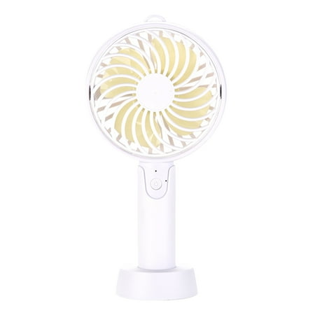 

Rechargeable Fan Portable Portable Fan Hand Held Fan Mini Handheld USB Mini Wind Power Ultra-Quiet And Convenient Student Office White