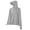 Grey, variant on UPF Sun Protection Hooded Jacket for Women, Wide Brim Full Zip, Breathable Nylon Lightweight Coat with Pockets, 1 Piece, M-XXXXL, Plus Size Friendly
