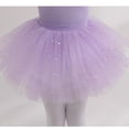 thumbnail image 4 of ‌LYMAYTER Toddler Short Sleeve Ballerina Dress Girls Ruffle Sleeve Sequin Tulle Tutu irthday Fun 3Y-11Y, 4 of 7