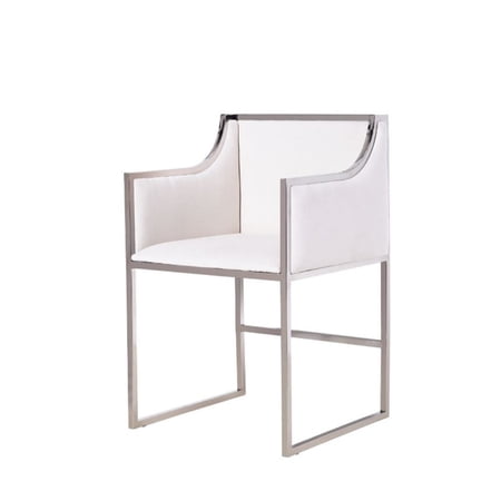 Chrome/White Fabric Harnes Chair- Chrome | Walmart Canada