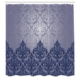 thumbnail image 2 of Ambesonne Vintage Shower Curtain, Medieval Victorian Pattern, 69"Wx84"L, Night Blue, 2 of 4