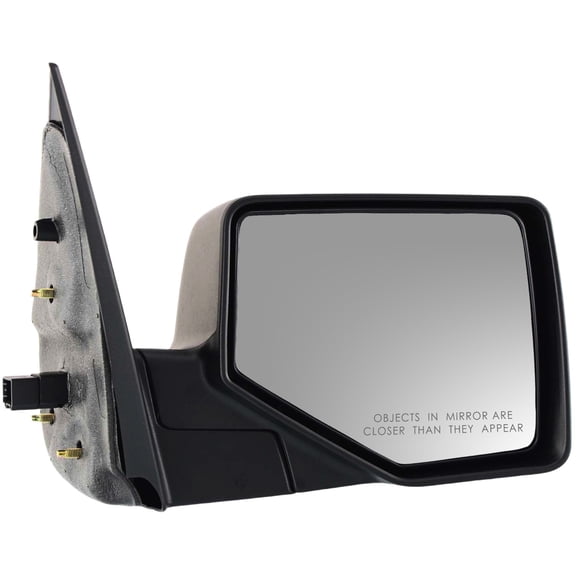 MIRROR Compatible with 2006-2010 Ford Explorer 2007-2010 Sport Trac Right Passenger Power Glass With 1 Chrome and Paintable Cap