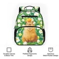thumbnail image 6 of Jeiento Capybara 13.5 Inch Kids Preschool Backpack for Toddler, Daisy Lightweight School Bag for 2-5 Year Old, Polyester Bookbag with 2 Front & 2 Mesh Sides, 6 of 7