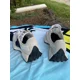 thumbnail image 5 of NEW BALANCE 327 SEA SALT SNEAKERS SHOES WHITE BLACK GREY womens SIZE 6.5, 5 of 5