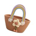 thumbnail image 2 of Bolso tejido Bolso tejido de girasol lindo versátil minimalista de moda para vacaciones diarias, 2 of 8