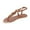 Brown, variant on Clearance VerPetridure Women's Sandals Summer Casual Clip-Toe Shoes Flats Casual Beach Sandals