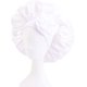 thumbnail image 2 of 2023 - Gorra de béisbol de piel con forro de satén, ajuste holgado y ajustado Blanco Talla Única Blanco Talla Única Xishao ropa, 2 of 2