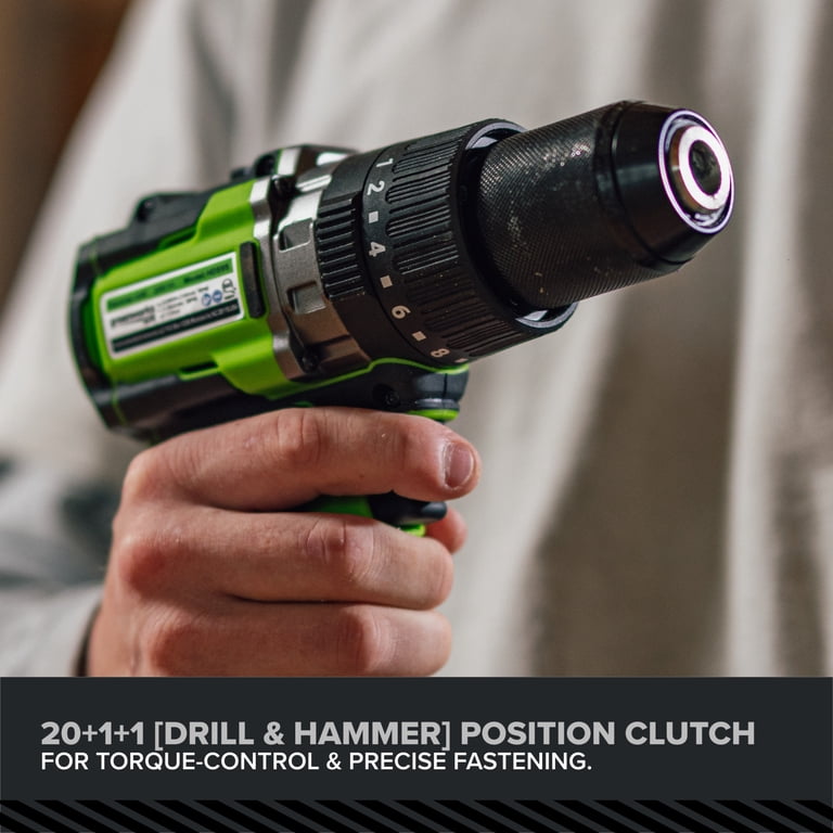 Greenworks Pro PowerAll 24V Brushless 1/2-Inch Hammer Drill photo 8