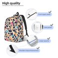 thumbnail image 5 of Casual Canvas Backpack Without Interlayer Large Capacity Stick Bag Design For Outdoor Shopping Office Outdoor Sports Animal Print Style Mediumorchid_2 Medium, 5 of 7