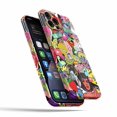 thumbnail image 2 of Hippie Girl Case for iPhone 14 Plus,Aesthetic Art Design Full Cover Protective Case, 2 of 5