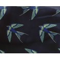thumbnail image 4 of oneOone Georgette Viscose Fabric Swallow Bird Embroidery Printed Craft Fabric BTY 42 Inch Wide, 4 of 4