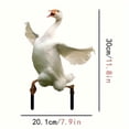 thumbnail image 5 of Clearance! Acrylic Duck Decorative Garden Stakes- Funny Metal Yard Art for Garden, Yard, Lawn, Outdoor Decor- Idea Duck Gifts for Women, Men(Multicolor), 5 of 5