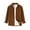 Brown, variant on Mens Corduroy Shirt Jacket Long Sleeve Button Up Flannel Shirts Loose Casual Shacket Jacket Outwear Tops