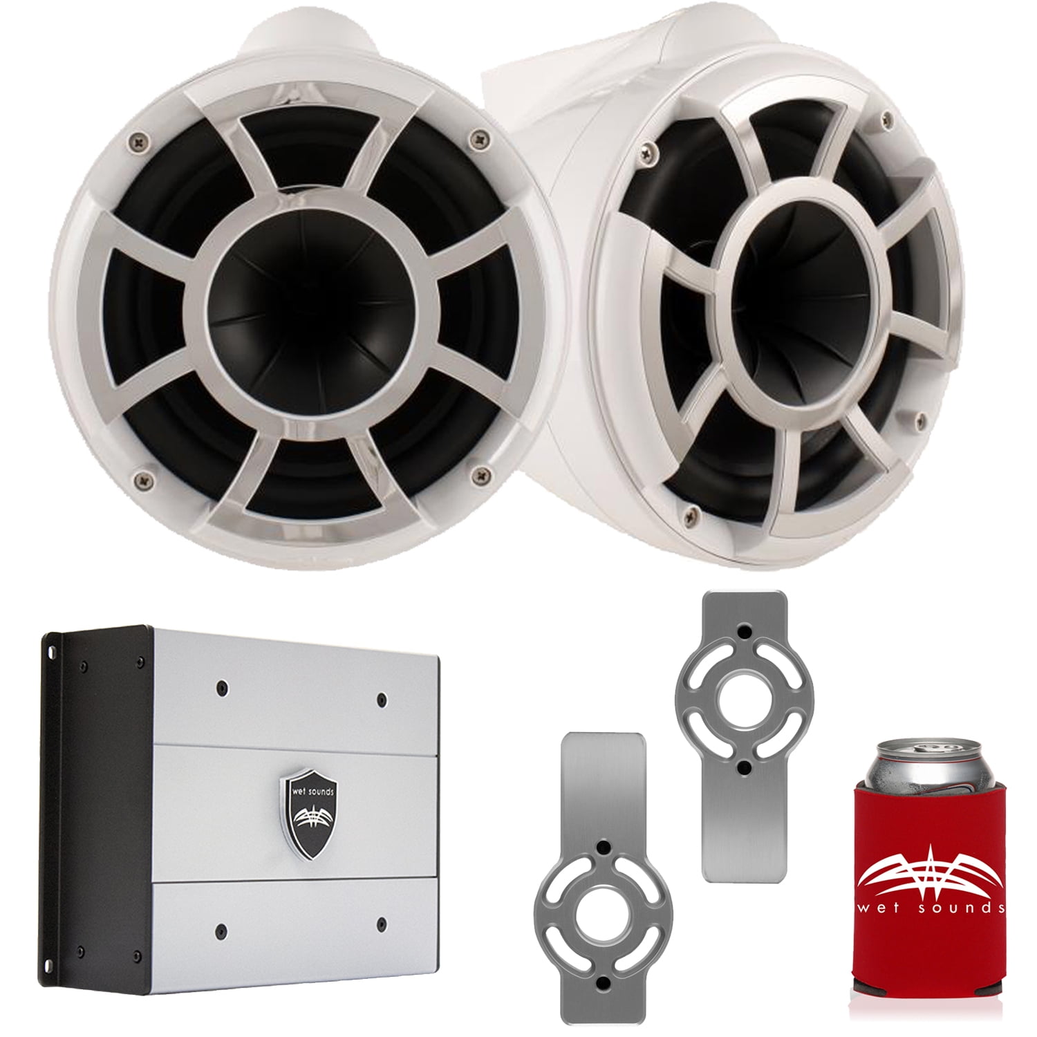 Wet Sounds for Mastercraft 2007 & Up REV10 10" White Tower Speakers