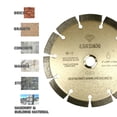 thumbnail image 2 of Alskar Diamond 6 inch Diamond Saw Blade Dry or Wet Cutting General Purpose Segmented for Concrete Stone Brick Masonry, 2 Pack, 2 of 5
