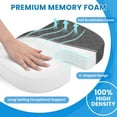 thumbnail image 3 of TushGuard Seat Cushion - Memory Foam Cushion for Office Chair, Car Seat, Airplane, Bleacher - Sciatica & Hip & Coccyx Pain Relief Desk Chair Cushion for Long Sitting Office Workers, Car Drivers, 3 of 7