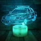thumbnail image 1 of 3D Police Car Night Light Led Touch Switch Decor Table Desk Optical Illusion Lamps 7 Color Changing Lights LED Table Lamp Xmas Home Love Birthday Children Kids Decor Toy Gift, 1 of 5