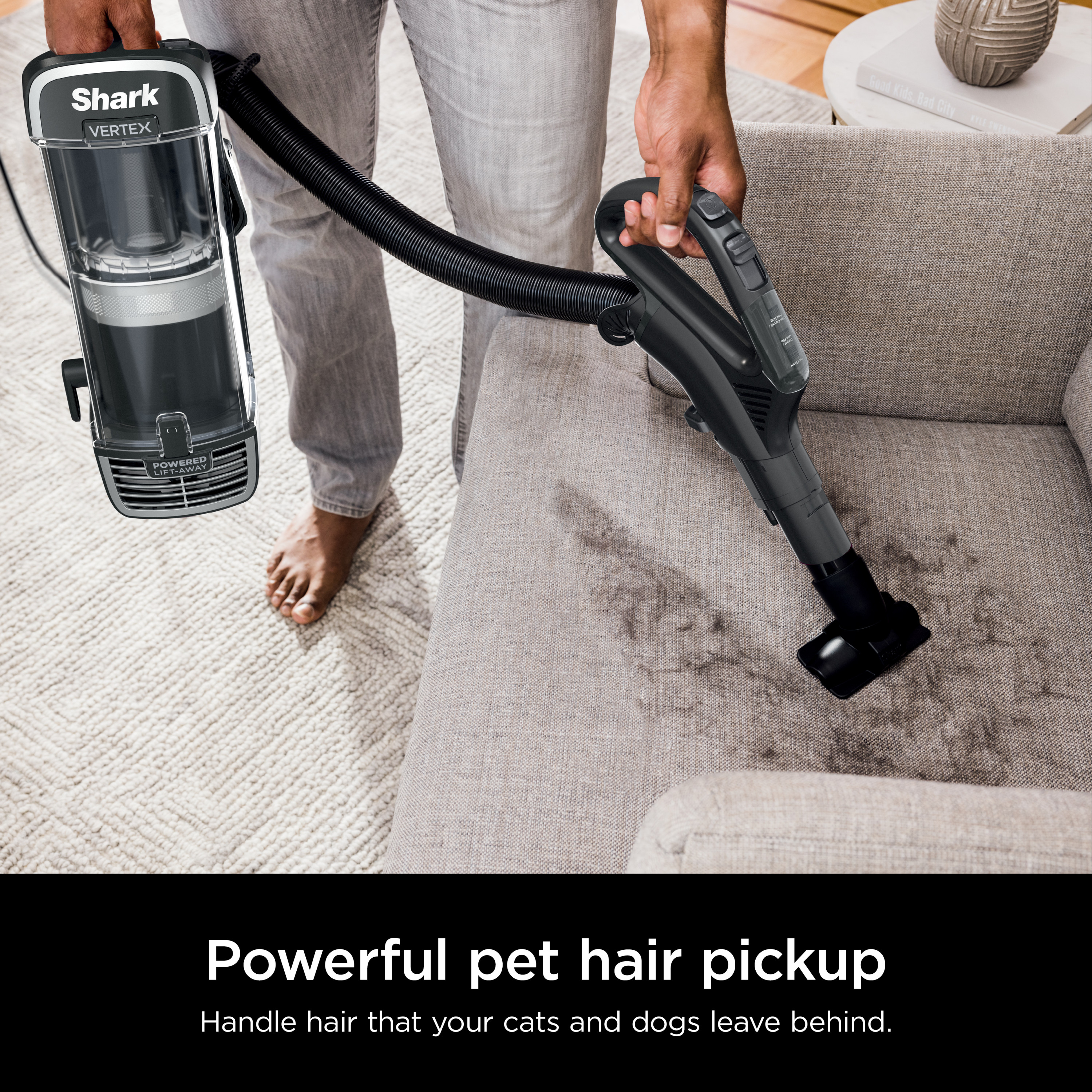 The Shark® Vertex® Speed Upright Vacuum with DuoClean® PowerFins Powered Lift-away® and Self-Cleaning Brushroll, AZ1810 - image 5 of 14