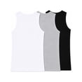 thumbnail image 2 of Gelante Men's Ribbed Cotton Tank Tops, 3-Pack, Sleeveless Undershirts, 2 of 6