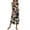 Black Beige Leaf, variant on Fantaslook Long Tank Dresses for Women Summer Sleeveless Button Down Dress Casual Loose Beach Vacation Sundress