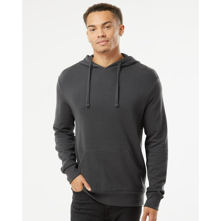 WASHED HOODIE SWEATSHIRT - Anthracite grey