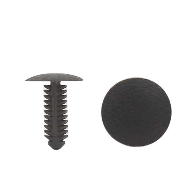 50Pcs Remache de Cierre de Guardabarros Grapas Negro 6x4,5mm Agujero