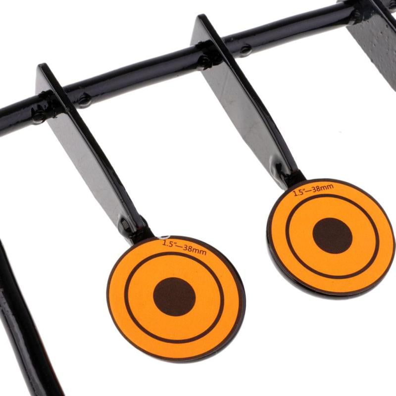 4pcs Heavy Duty Carbon Steel Shooting Targets Plinking Target Orange Plate 