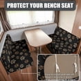 thumbnail image 2 of Uorisanigo RV Dinette Cushion Covers Leopard Paw Print Camper Seat Covers Dinette Booth, Replacement Couch Cushion Slipcovers Washable Camper Accessories Fits RV Bench Seat, 2 of 7