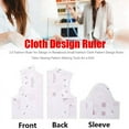 thumbnail image 4 of 2X 1:3 Cloth Design Ruler Transparent French Curve Ruler Measure Ruler Design Ruler Pattern Making for Doll Sewing Tool, 4 of 8