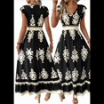 thumbnail image 3 of Vestidos de Verano para Mujer 2025, Vestidos Casuales con Mangas con Volantes, Vestidos de Playa Bohemios, Vestidos Negros L, 3 of 6