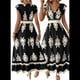 thumbnail image 3 of Vestidos de Verano para Mujer 2025, Vestidos Casuales con Mangas con Volantes, Vestidos de Playa Bohemios, Vestidos Negros L, 3 of 6