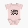 thumbnail image 2 of Luvly Vovo Gift Only Great Dads Get Promoted To Vovo Short Sleeve Baby One-Piece, New Born, Baby Shower Gift, New Parents Gift, 2 of 4