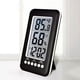 thumbnail image 4 of 1pc Multi-Functional Electronic Clock with Temperature and Humidity Display, Chronograph, Photo Frame Shape, Time Alarm, Battery Not Included, 4 of 4