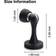 thumbnail image 2 of Magnetic Door Stopper, Black Door Stoppers, Floor Mount Wall Mount Magnetic Door Catch, Soft Strong Magnetic Door Holder, Oil Rubbed Stainless Steel M, 2 of 5