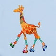 thumbnail image 2 of CafePress - Roller Skating Giraffe Body Suit - Baby Light Bodysuit, Size Newborn - 24 Months, 2 of 4
