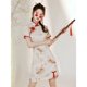 thumbnail image 1 of Cheongsam de moda de verano mejorado para mujer, vestido pequeño para niña pequeña, corto, 1 of 5
