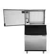 thumbnail image 5 of Maxx Ice Intelligent Series Modular Ice Machine, 30"W, 361 lbs, Half Dice Ice Cubes, and Storage Bin, 30"W, 470 lbs, in Stainless Steel (MIM370NH-B470), 5 of 8