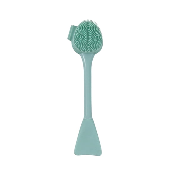 Double Ended Silicone Facial Cleansing Brush and Massage Applicator Tool for Deep Cleaning and Routine