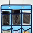 thumbnail image 3 of Laklulu Hanging Closet Underwear Sock Jewelry Storage Over The Door Classroom Cell Phone Calculator Organizer 12 Clear Pockets, 3 of 5