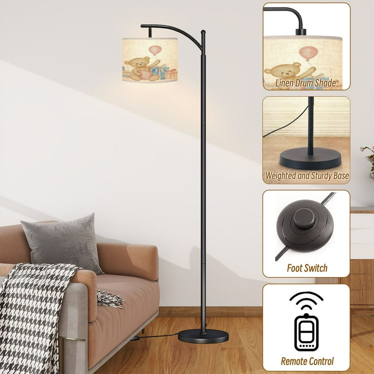 Arc Floor Lamps Balloon gift boxes Watercolor cute animal presents