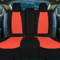 thumbnail image 4 of For Toyota Corolla 2020-2024 FH Group Custom Fit Neoprene Car Seat Covers Waterproof Red - Rear Seat, 4 of 5